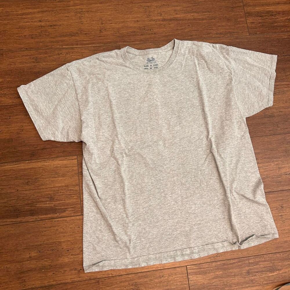 Fruit-of-the-loom Men's Grey T-shirt